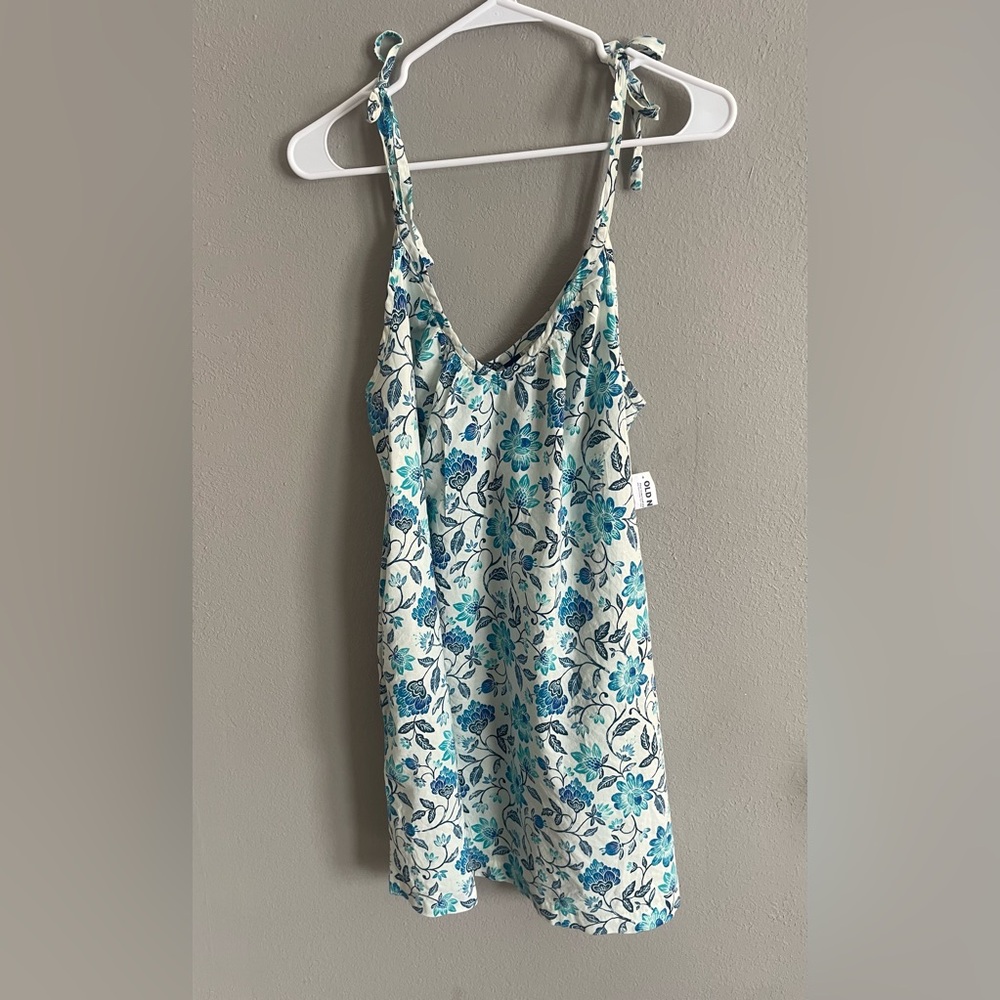 Old Navy Blue Floral Dress